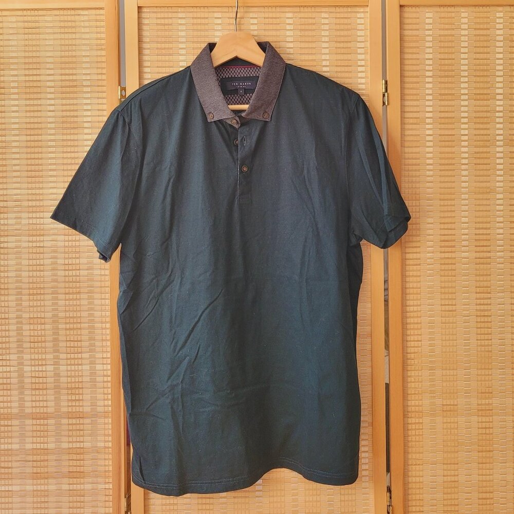 TED BAKER LONDON Men's Polo Dress Shirt